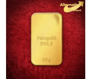 Goldbarren 50 Gramm